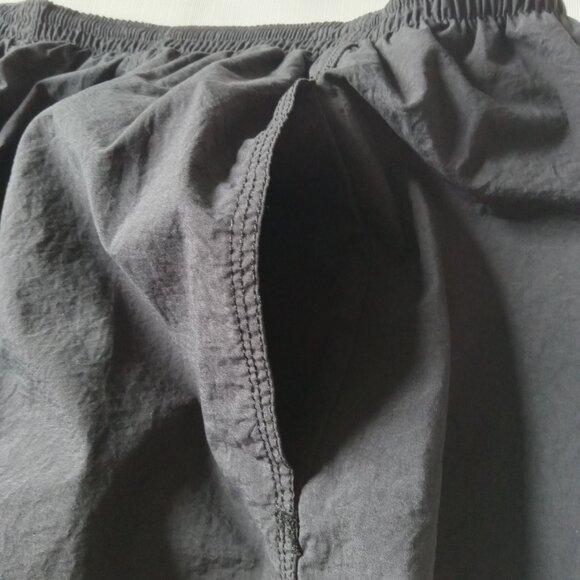 Vintage 1994 Nike Black Brief Lined Nylon Drawstring Activewear Shorts Size XL - Picture 9 of 12
